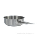 Stainless steel single handle family sauce pot